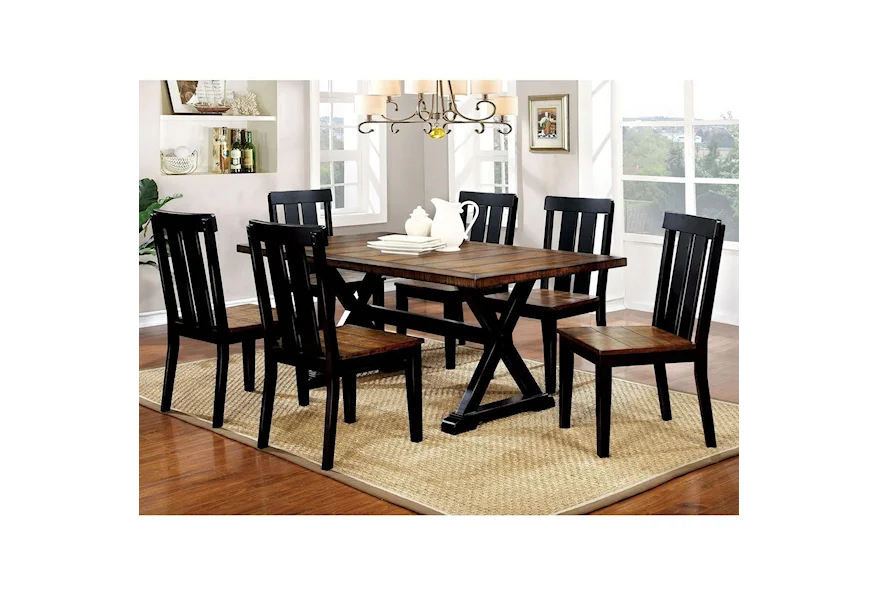 Alana Dining Set by Furniture of America - FOA at Del Sol Furniture