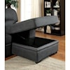 Furniture of America Alcester Sectional w/ Sleeper