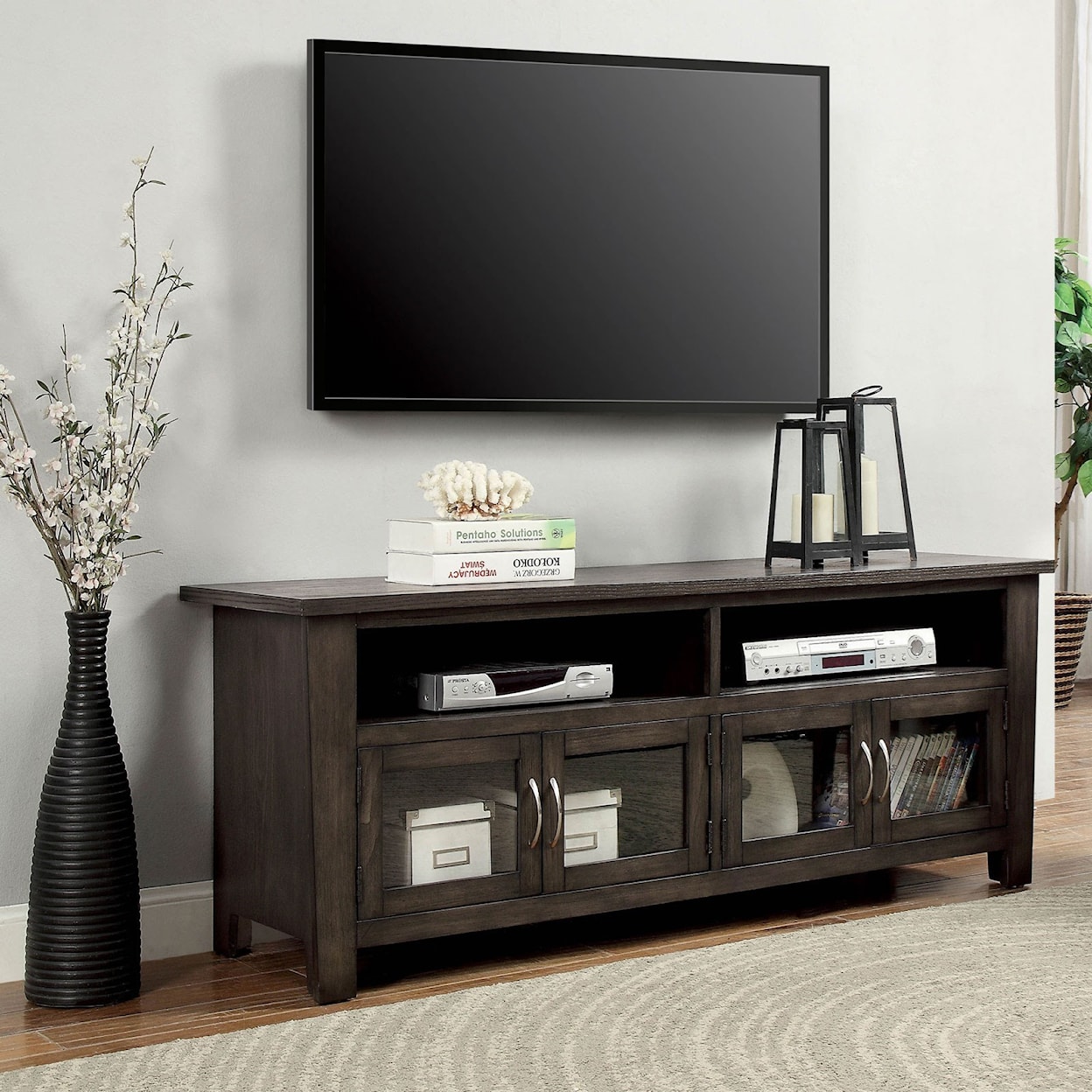 Furniture of America Alma 60" TV Stand