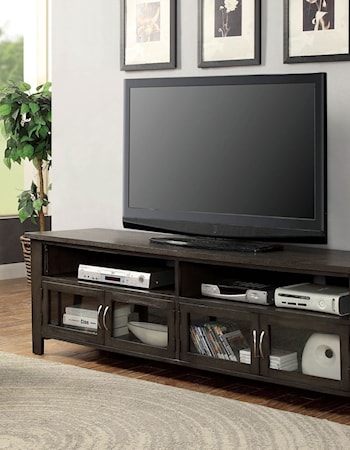 ALMA GREY 72" TV STAND |