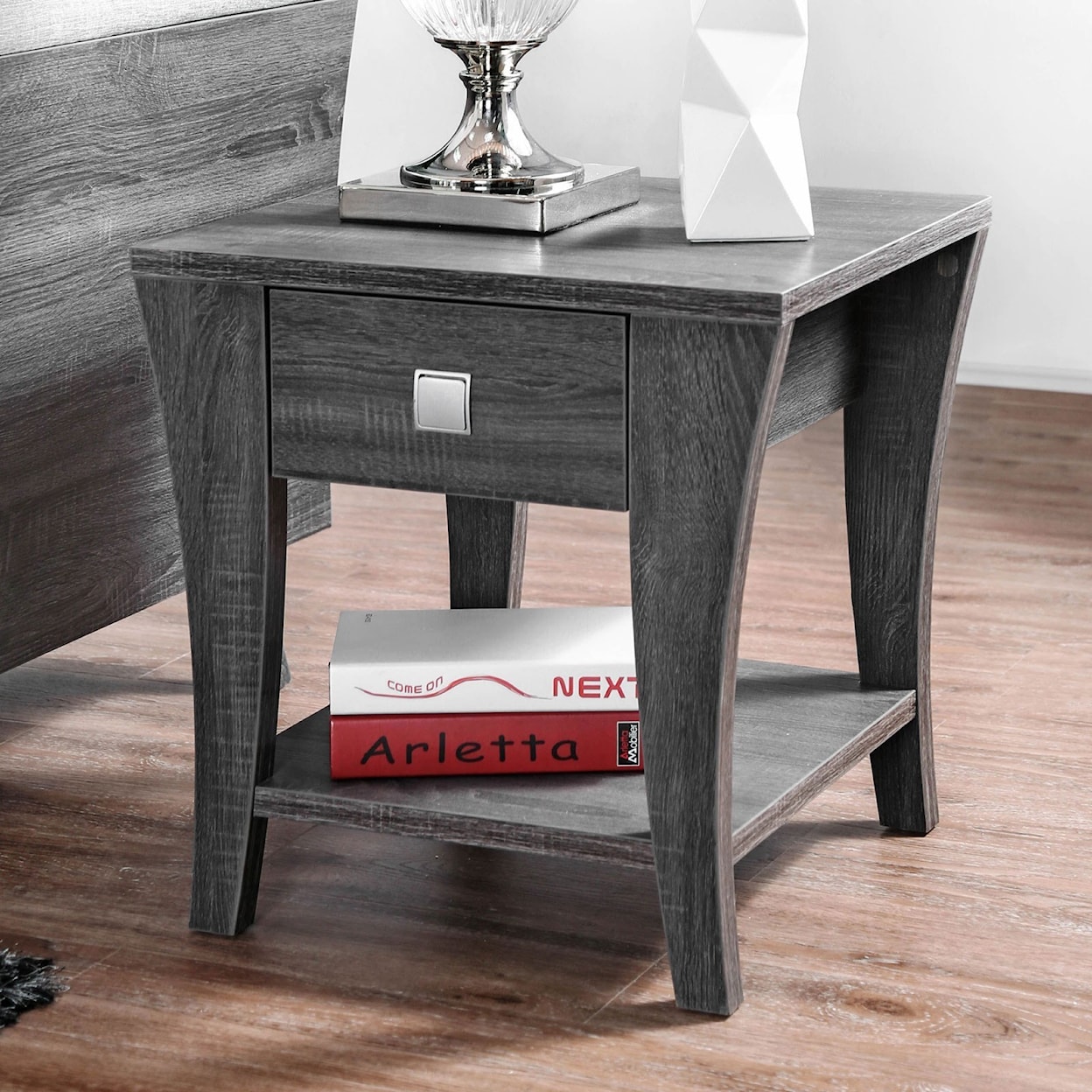 Furniture of America Amity END TABLE WITH 1PC DRAWER | (18-P852)