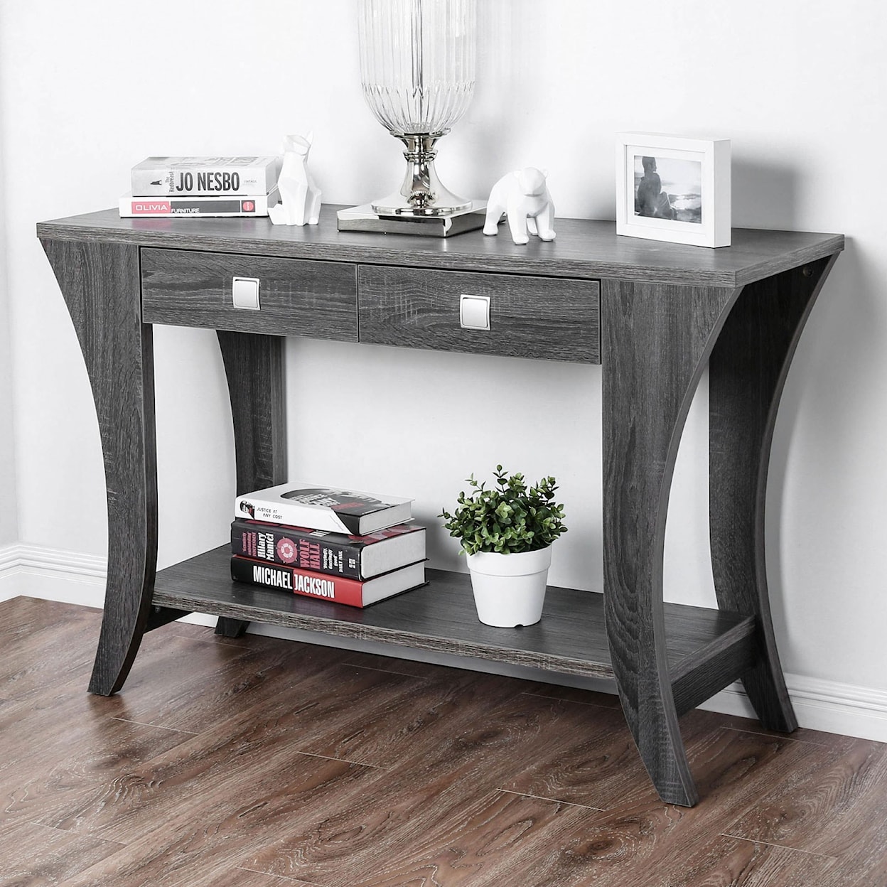 Furniture of America Amity SOFA TABLE WITH 2PC DRAWER | (18-P852)