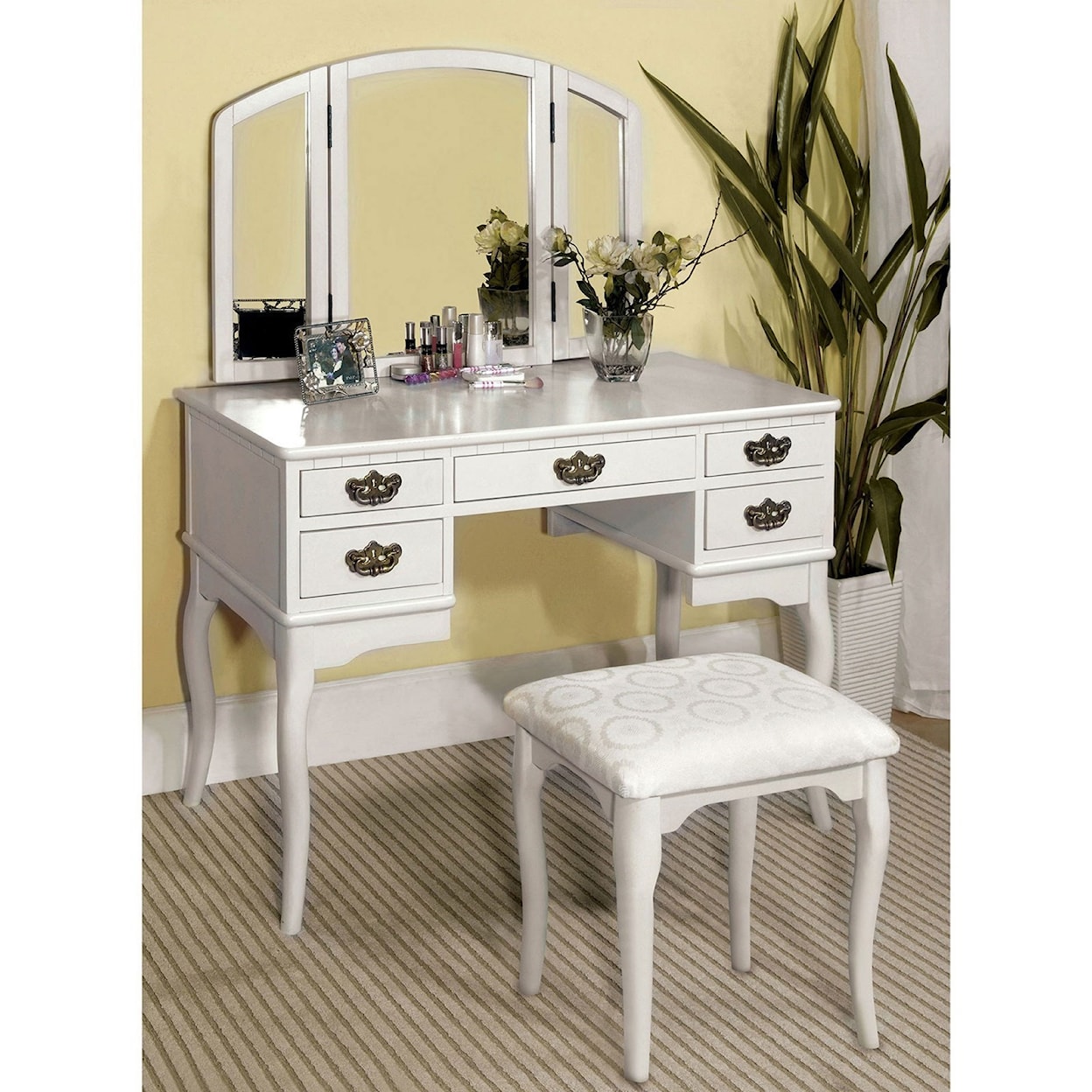 Furniture of America Ashland Vanity Table