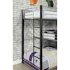 FUSA Aubrey Twin Triple Decker Bed