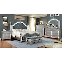Lavish Traditional Style King Bedroom Group