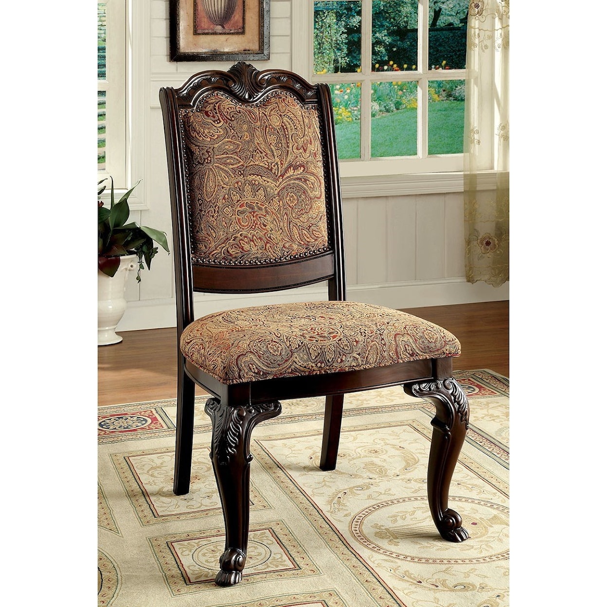 Furniture of America Bellagio Set of 2 Side Chairs
