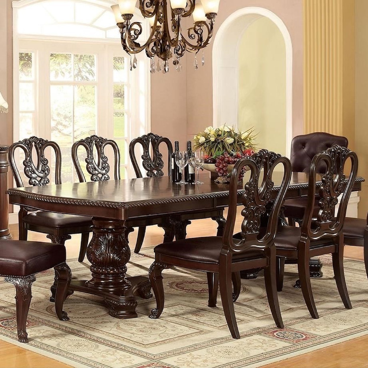 Furniture of America - FOA Bellagio Dining Table 