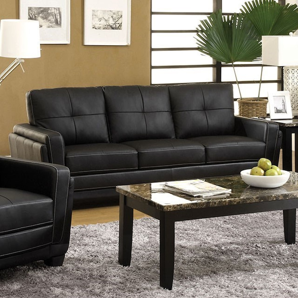 Furniture of America - FOA Blacksburg Sofa + Love Seat + Chair