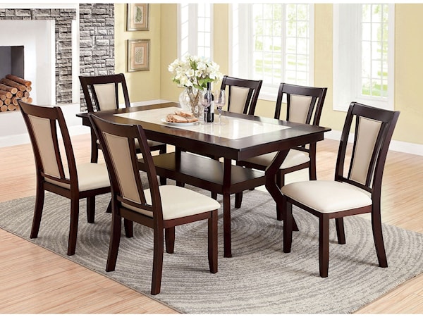 7 Pc Dining Set