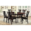 Furniture of America Brent 7 Pc Dining Set