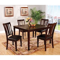 Contemporary 5 Pc Dining Table Set