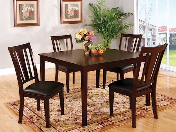 5 Pc Dining Table Set