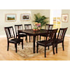 Furniture of America Bridgette I 7 Pc Dining Table Set