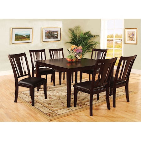 7 Pc Dining Table Set