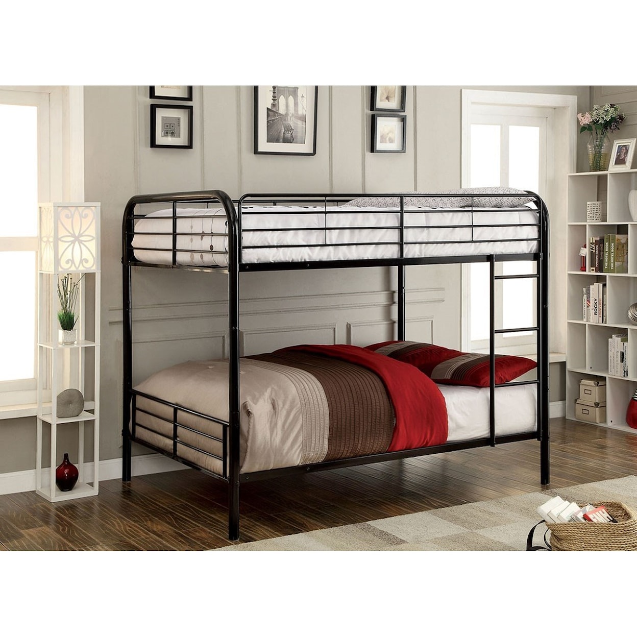 Furniture of America - FOA Brocket Metal Full/Full Bunk Bed