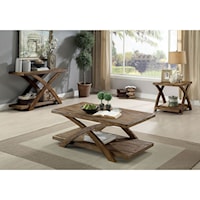 Rustic 3 Pc. Occasional Table Set