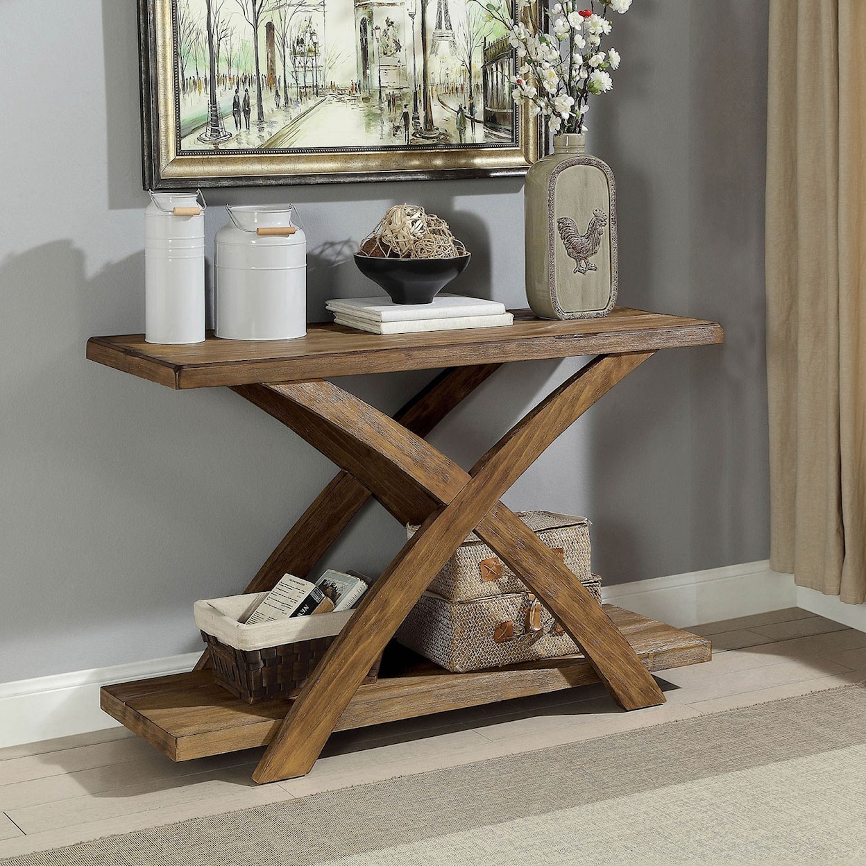 Furniture of America Bryanna Sofa Table