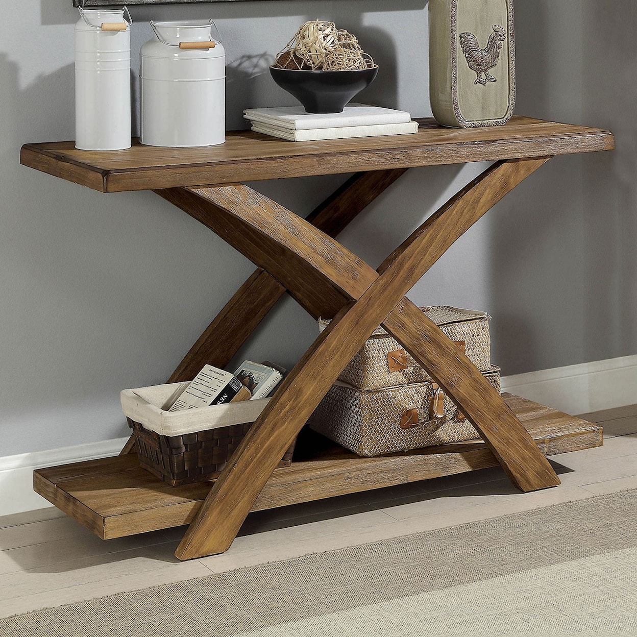 Furniture of America Bryanna Sofa Table