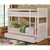 Furniture of America - FOA Canberra II Twin/Full Bunk Bed