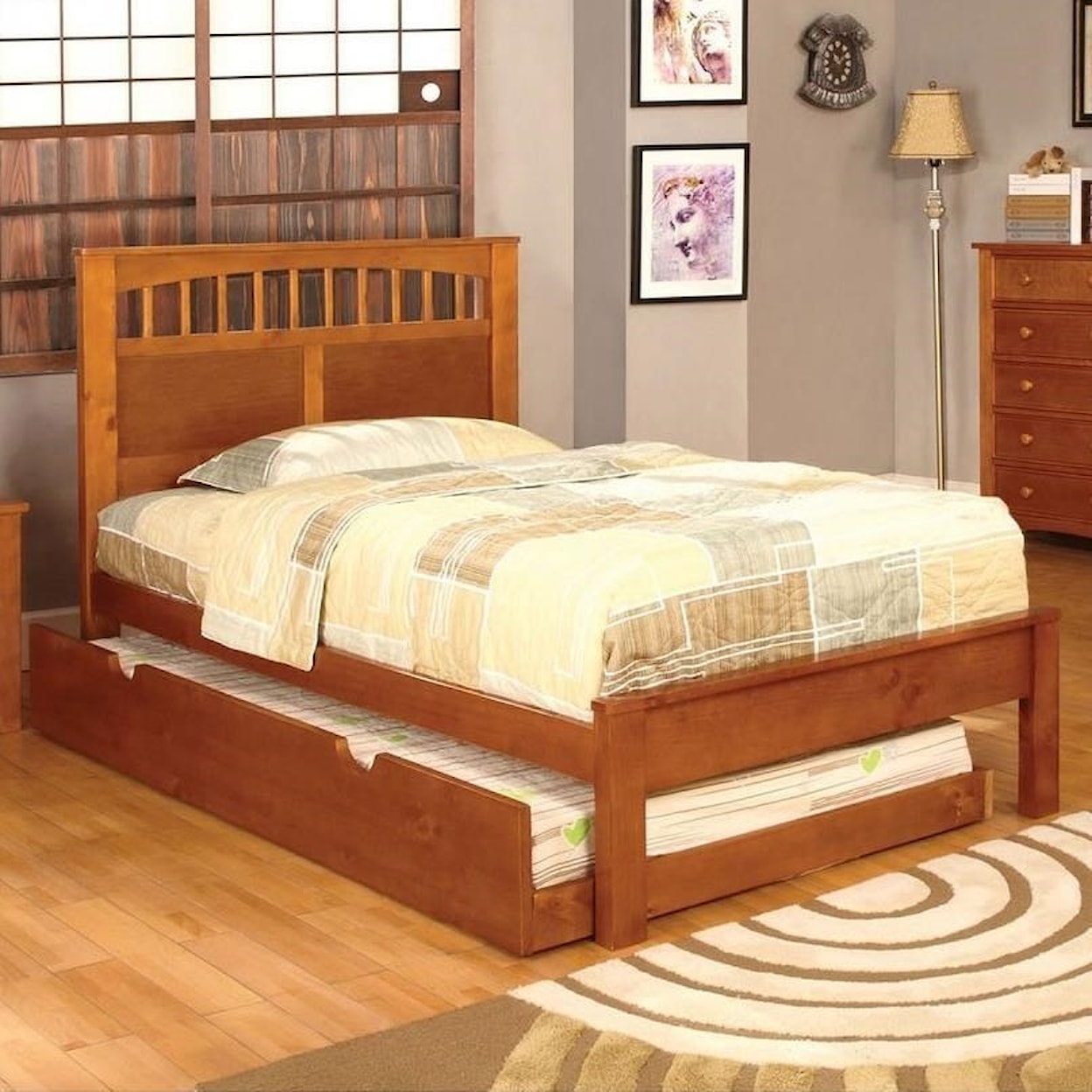 Furniture of America Carus Full Bed