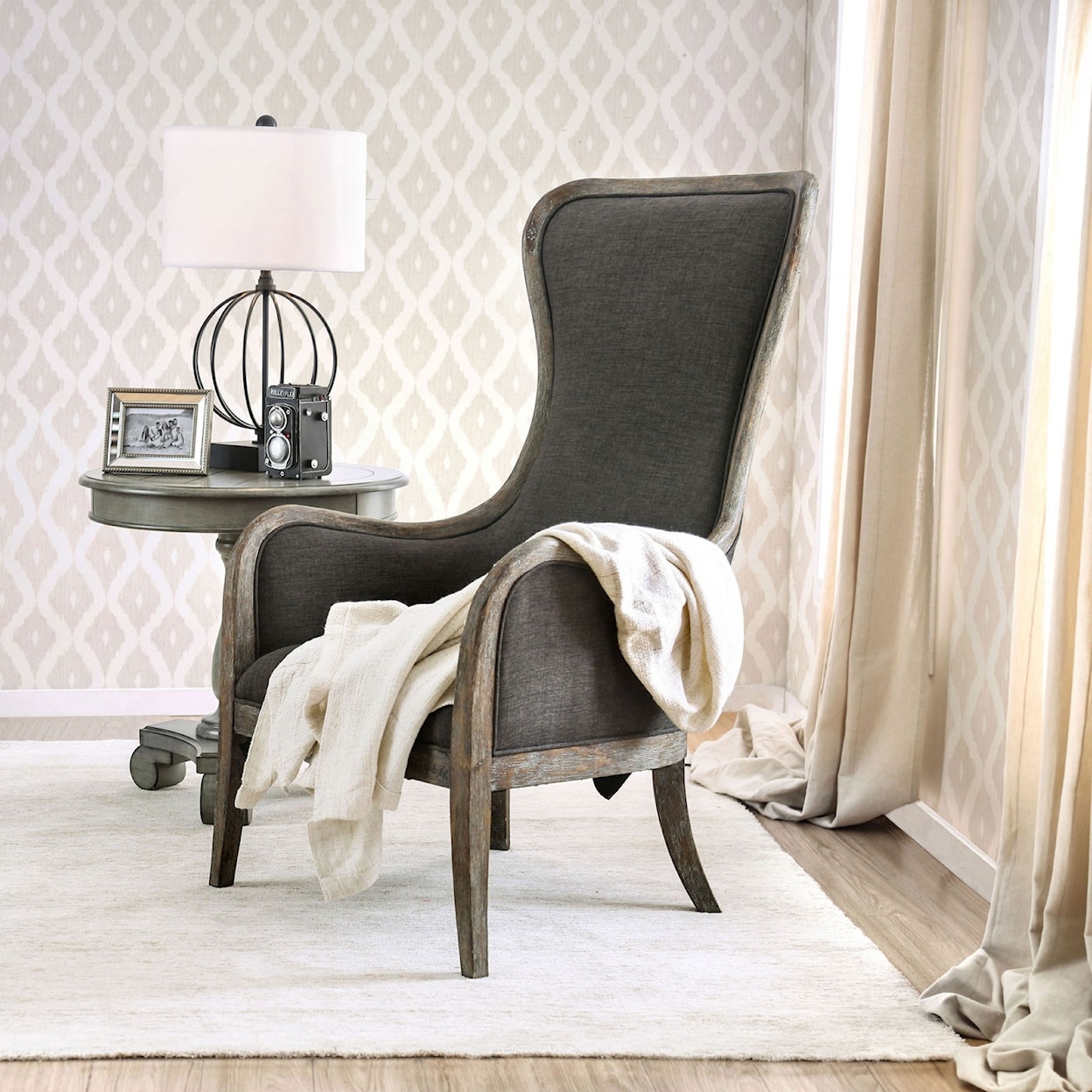 Furniture of America Charlottestown Accent Chair