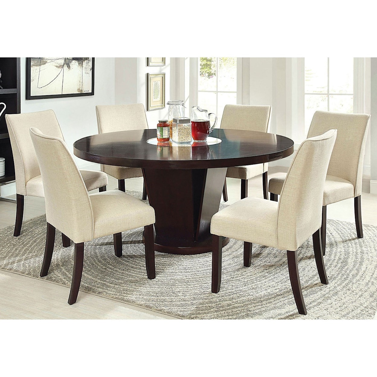 Furniture of America Cimma Set of Two Side Chairs