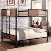 Furniture of America Clapton Full/Full Bunk Bed