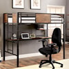 Furniture of America Clapton Twin Bed w/ Workstation