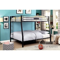 Full-over-Queen Bunk Bed