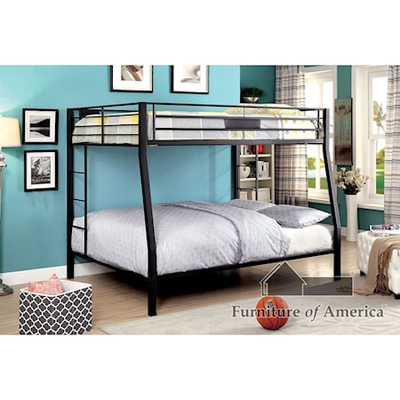 Full-over-Queen Bunk Bed