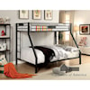 Furniture of America - FOA Claren Twin-over-Queen Bunk Bed