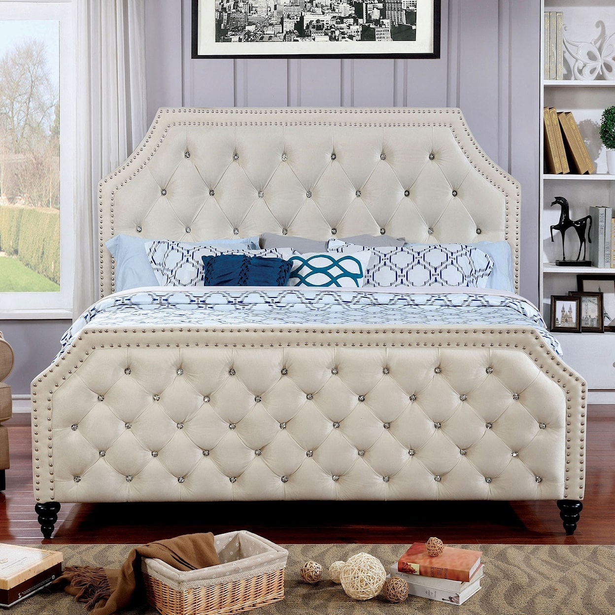 FUSA Claudine Queen Bed