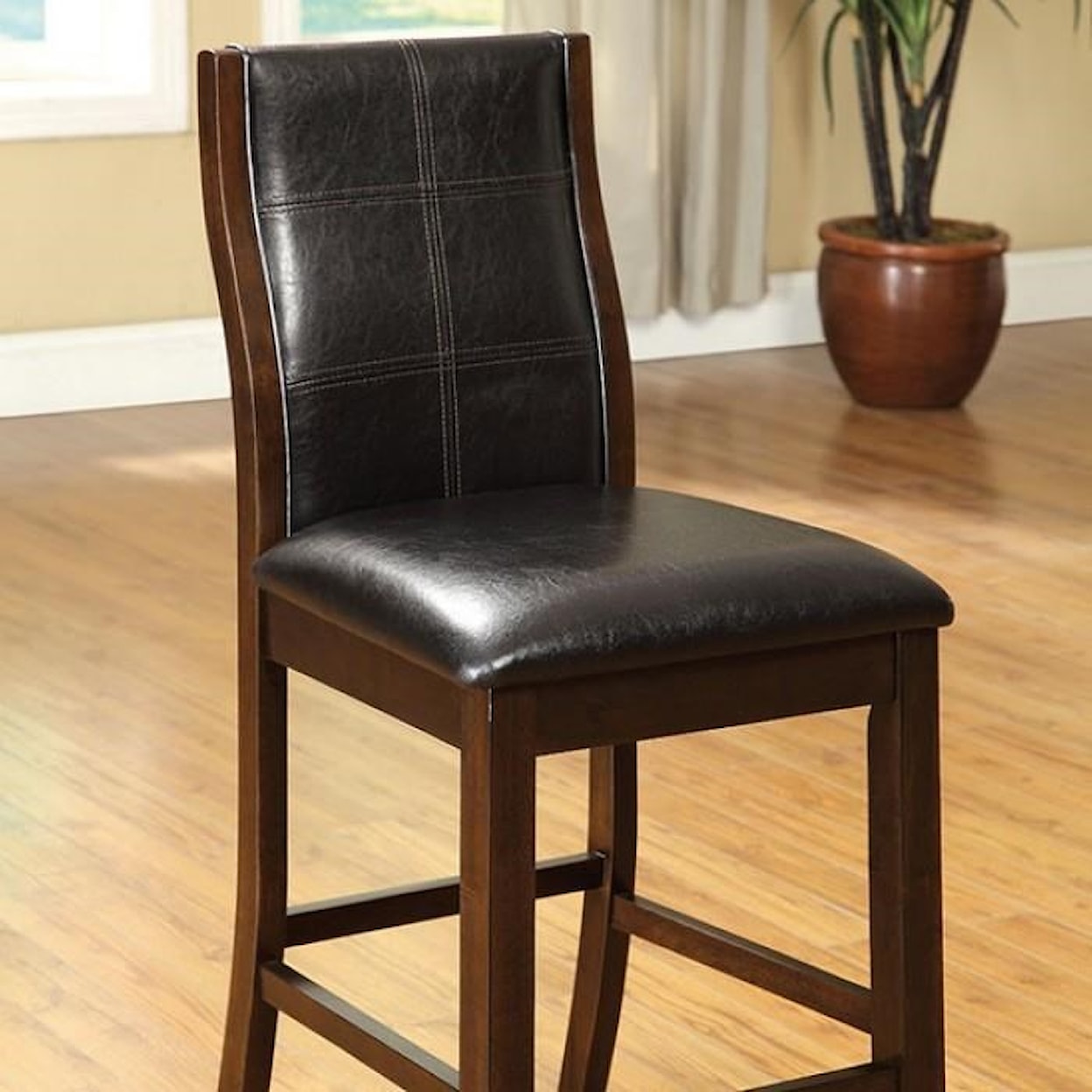 Furniture of America Clayton II Counter Height Dining Chair