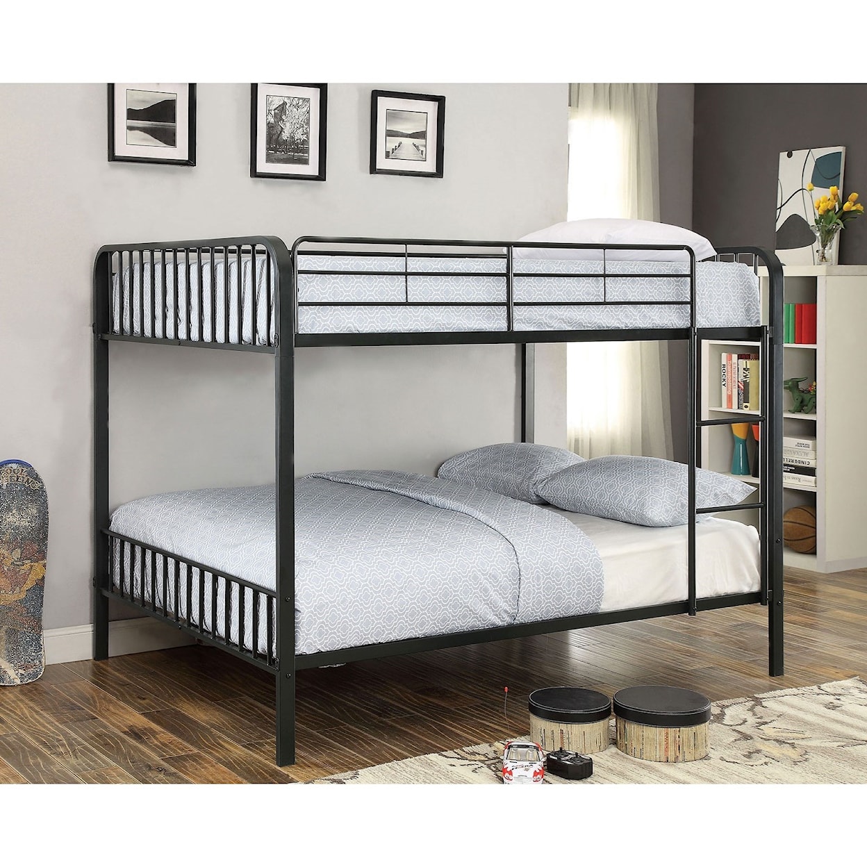 Furniture of America Clement Metal Full/Full Bunk Bed