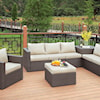 Furniture of America - FOA Davina Patio Sectional with Ottoman