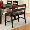 Furniture of America Dickinson Counter Height Bench