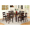 Furniture of America Dickinson Counter Height Dining Set