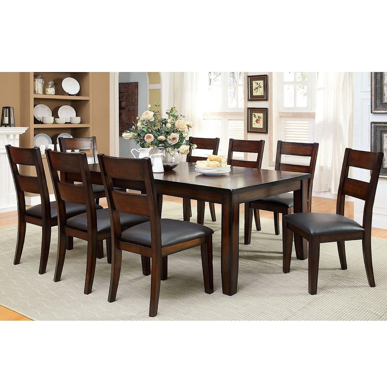 Furniture of America - FOA Dickinson Dining Set