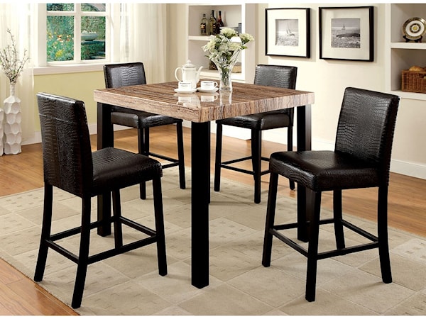 Table + 6 Side Chairs