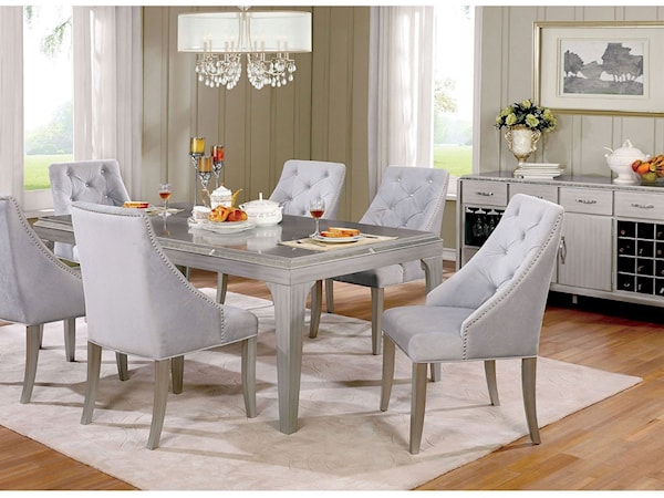 7 Pc. Dining Table Set