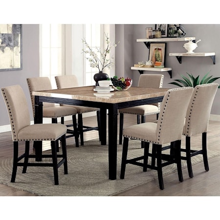 Counter Height Table and Stool Set