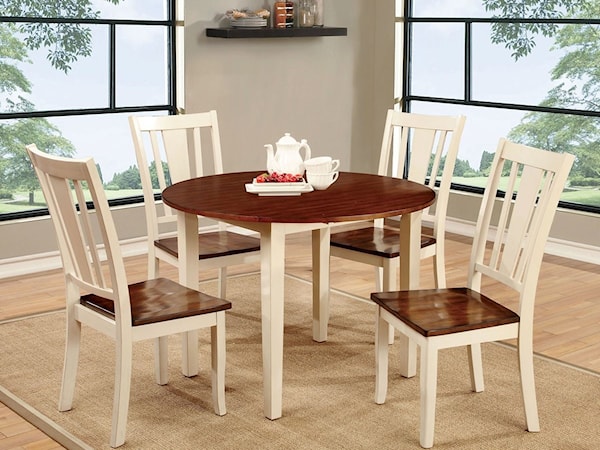 Table + 4 Side Chairs