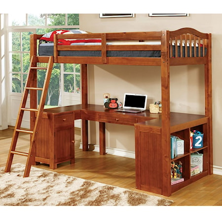 Twin Loft Bed w/ Workstation