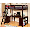 Furniture of America - FOA Dutton Twin Loft Bed w/ Workstation