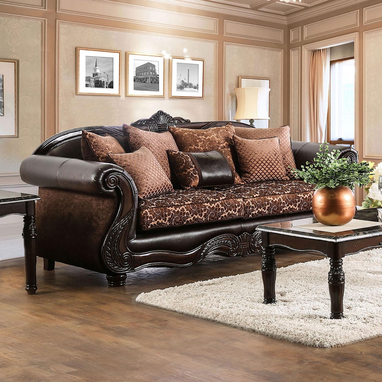 Furniture of America Elpis Sofa