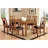 Furniture of America Freeman I 7 Piece Table Set