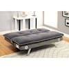 Furniture of America Gallagher Futon Sofa with Bluetooth Speaker