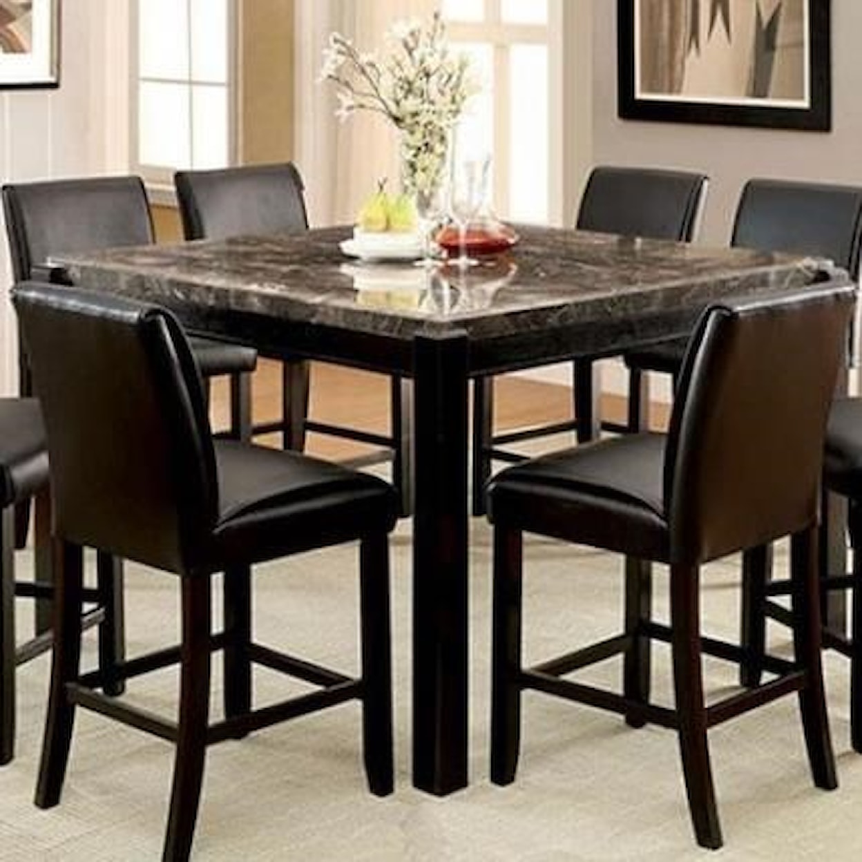 FUSA Grandstone II Counter Height Dining Table