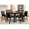 Furniture of America Grandstone I Table + 6 Chairs