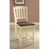 Cottage Counter Height Side Chair 2-Pack with Slat Back